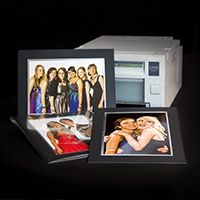 Students can purchase photos on the night Priced at £8 each. Using our hi quality printers they are ready to take away in minutes, mounted and protected in a cellophane bag.