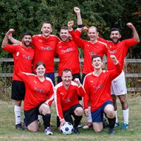 Charity football match photos