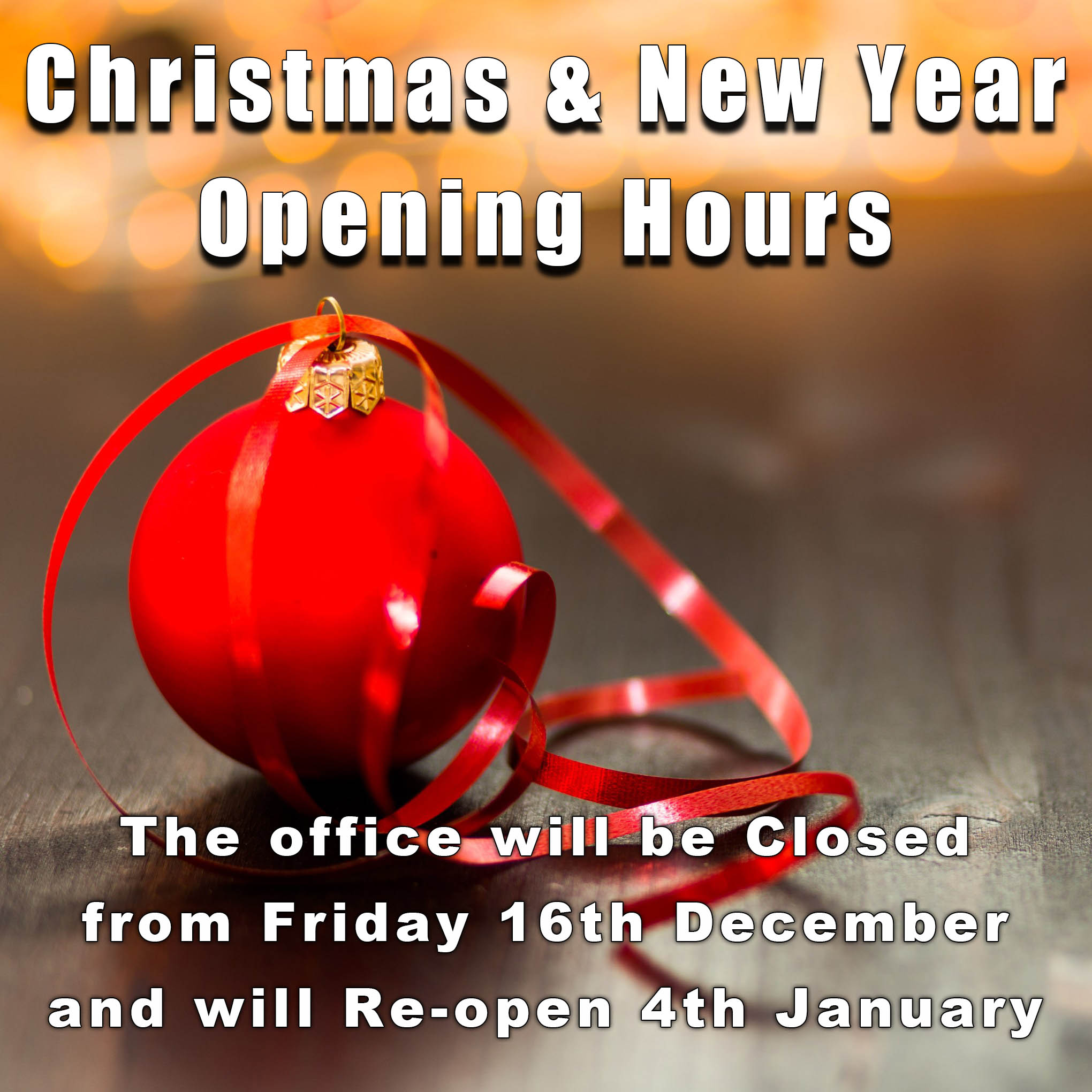 Christmas Opening Hours 22 Photocall Events